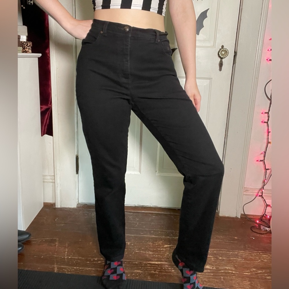 Gloria Vanderbilt Black Highrise Jeans
